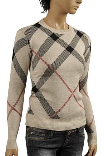 burberry womens jumper|burberry crewneck sweater.